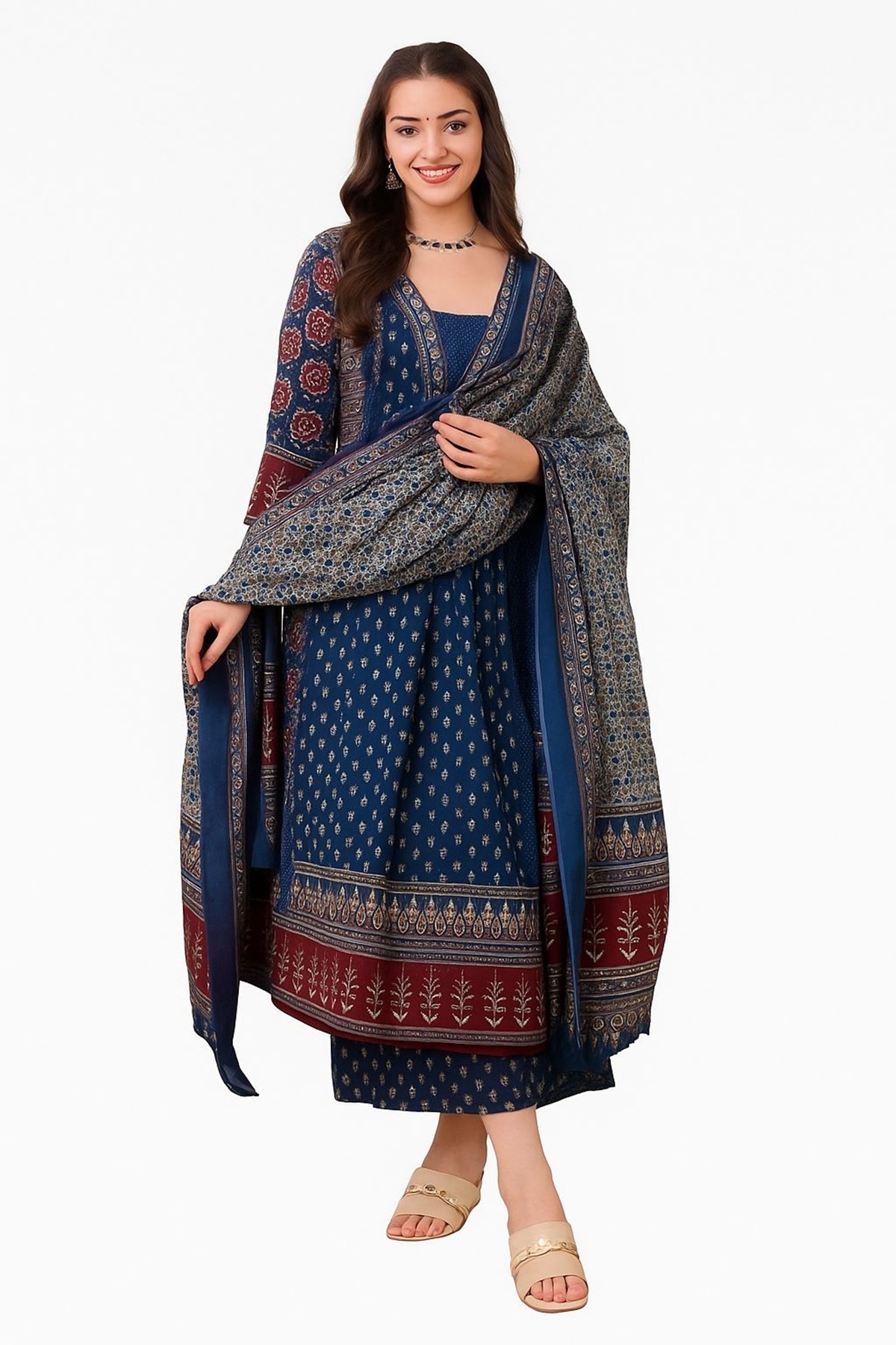 Chanderi Dress Material